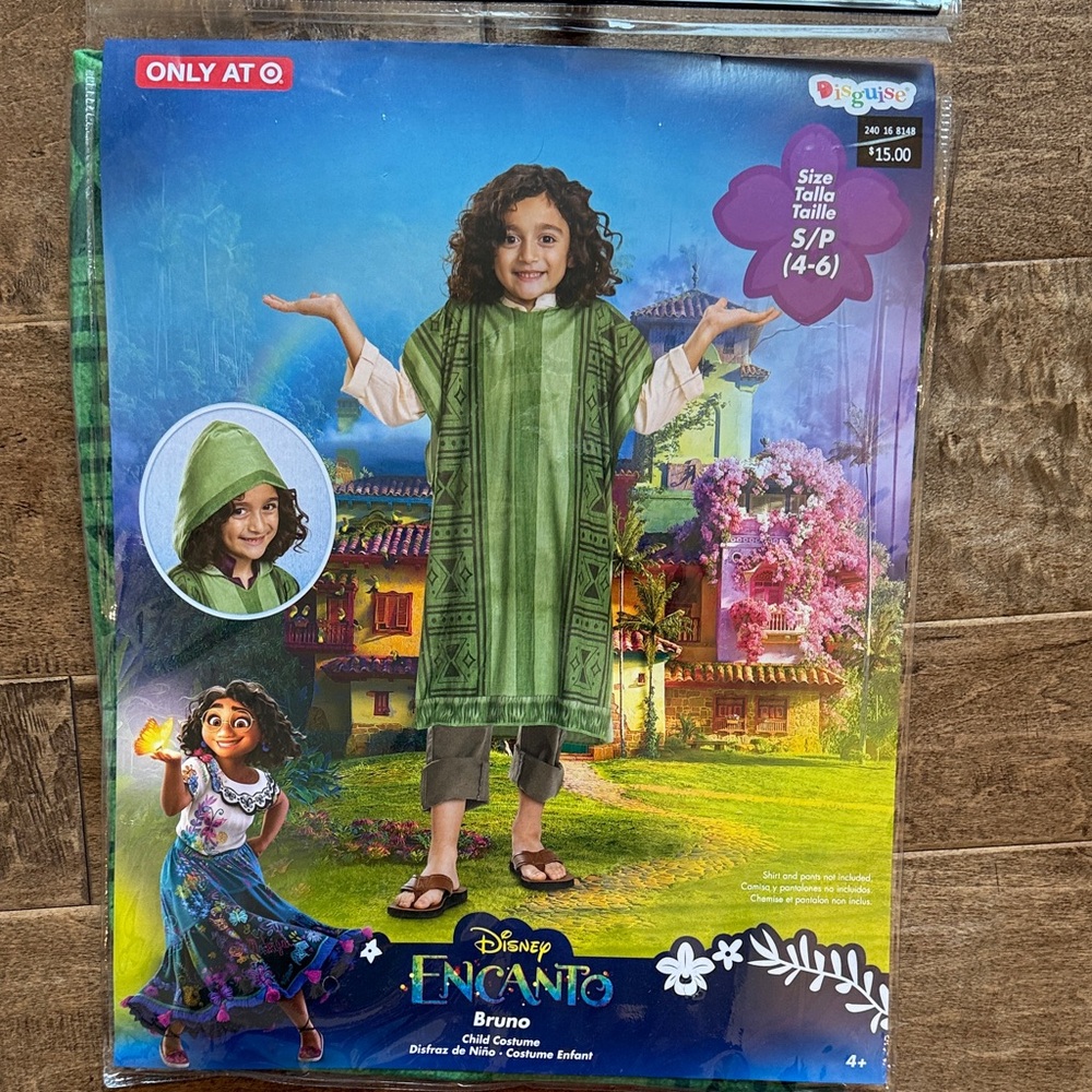 Disney Encanto Bruno Kids Costume - Forest Green